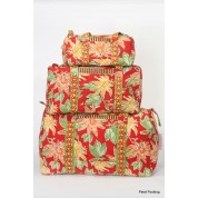 Passion Flower  Duffel Bags