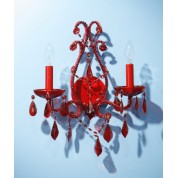 Red Snow Wall Sconces