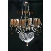 King 8 Light Crystal Chandelier King 8 Light Crystal Chandelier