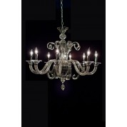 8 lights Glass Chandelier