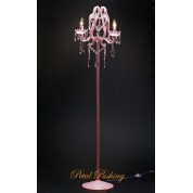 Pink Snow  Floor Crystal Lamp