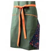 Yaya 20 (reversible apron with narrow trim) - Artisan & Craft Aprons