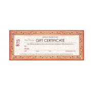 Gift Certificate $75 