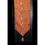 Copper Embroidered Runner